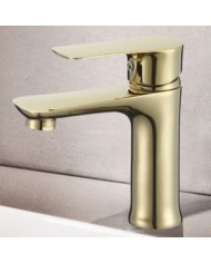 Eveberg Venti Gold Basin Faucet with Valve