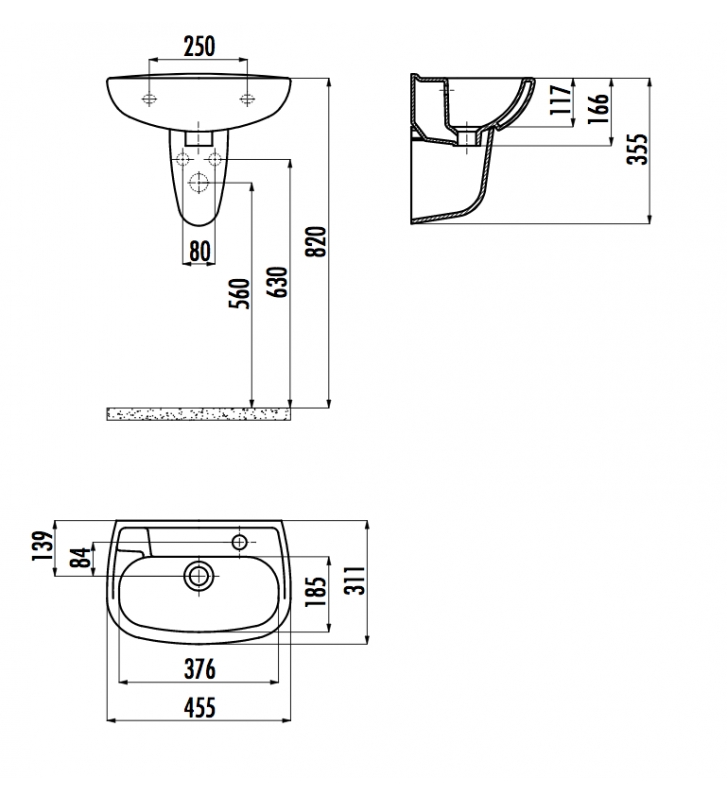 Κολώνα Κρεμαστή TEMA CREAVIT Apollo (SD260)