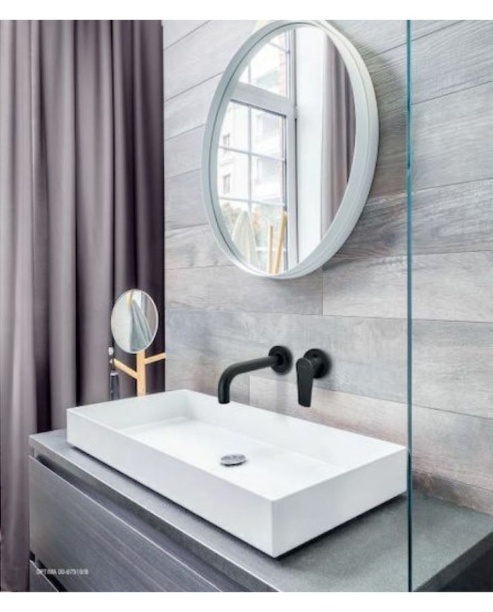 Μπαταρία Νιπτήρα Eντοιχιζόμενη Modea Optima Black Matt (00-07510/Β)