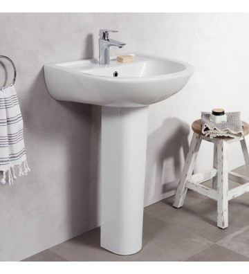 Washbasin Tema Form 55x45cm With Column