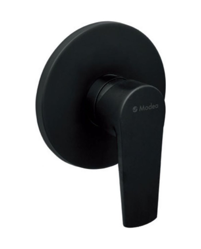 Modea Optima Black Matt Single Outlet Built-in Battery (00-07520/B)