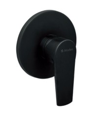 Modea Optima Black Matt Single Outlet Built-in Faucet With Rosette Ø115 (00-07520/B)