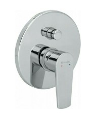 Built-in Shower Faucet 2 Outlets Modea Optima Chrome With Rosette Ø155 (00-07500)