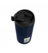 Θερμός για ροφήματα Ecolife  Blue Black Matte 370ml