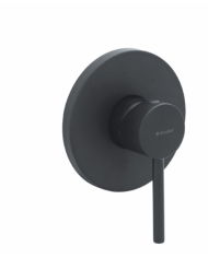 Modea Etna Black Matt Single Outlet Concealed Faucet With Rosette Ø115 (00-08620/B)