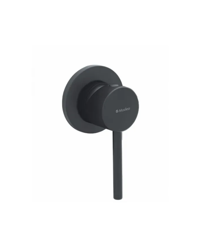 Modea Etna Black Matt Single Outlet Built-in Faucet With Rosette Ø69 (00-08630/B)