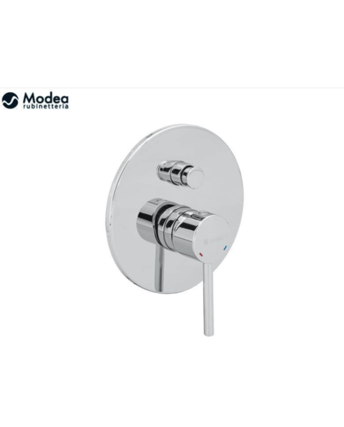 Modea Etna Chrome Built-in 2 Outlet Shower Faucet With Rosette Ø155 (00-08600)