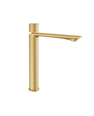 Μπαταρία Νιπτήρα Ψηλή Αναμεικτική Armando Vicario Halo Gold Brushed με Βαλβίδα clic-clac  (515041-201)