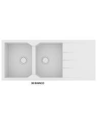 Granite Sink Sanitec Ultra Granite 800 116 2B 1D (116X50) Heavy Duty Reversible
