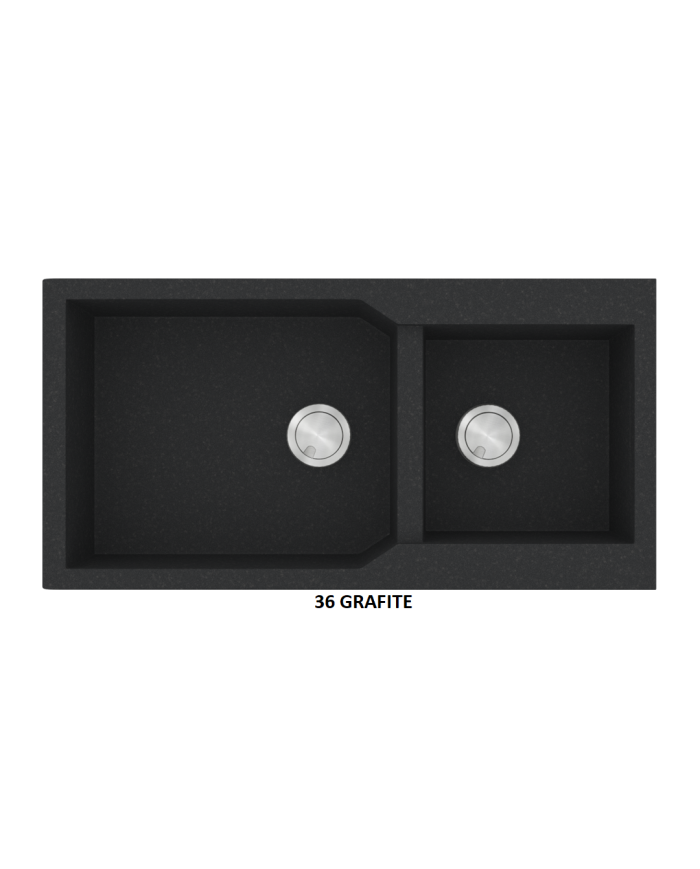 Sanitec Ultra Granite Granite Sink 804 86 2B (86X50) Heavy Duty Reversible