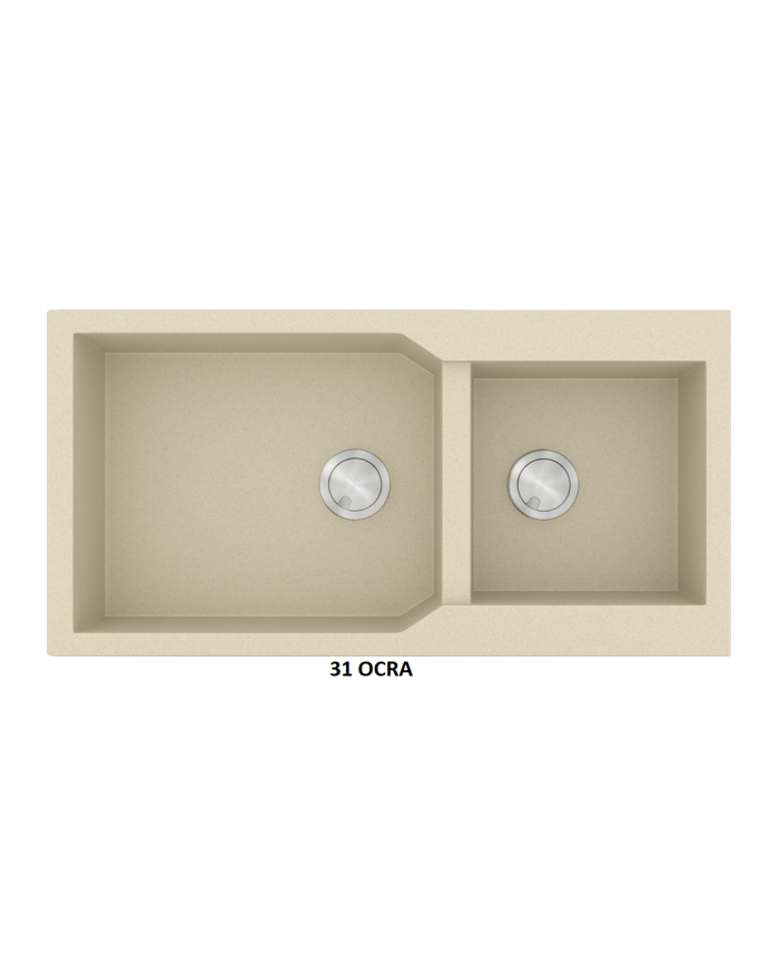 Sanitec Ultra Granite Granite Sink 804 86 2B (86X50) Heavy Duty Reversible