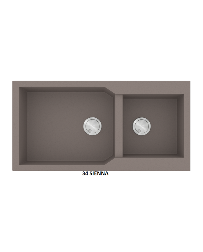 Sanitec Ultra Granite Granite Sink 804 86 2B (86X50) Heavy Duty Reversible