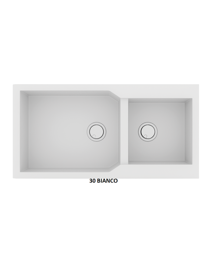 Sanitec Ultra Granite Granite Sink 804 86 2B (86X50) Heavy Duty Reversible