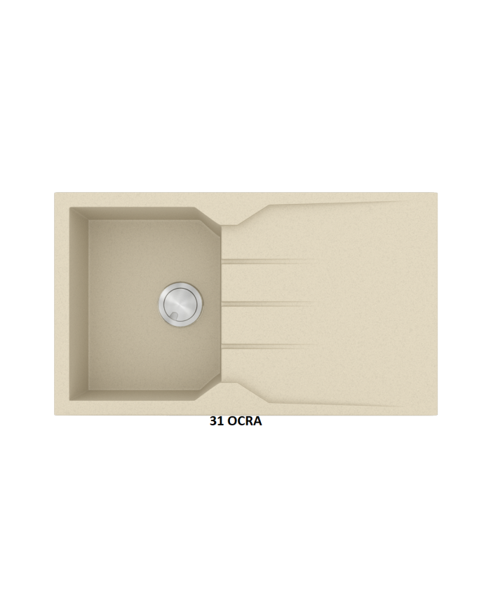 Granite Sink Sanitec Ultra Granite 805 86 1B 1D (86X50) Heavy Duty Reversible