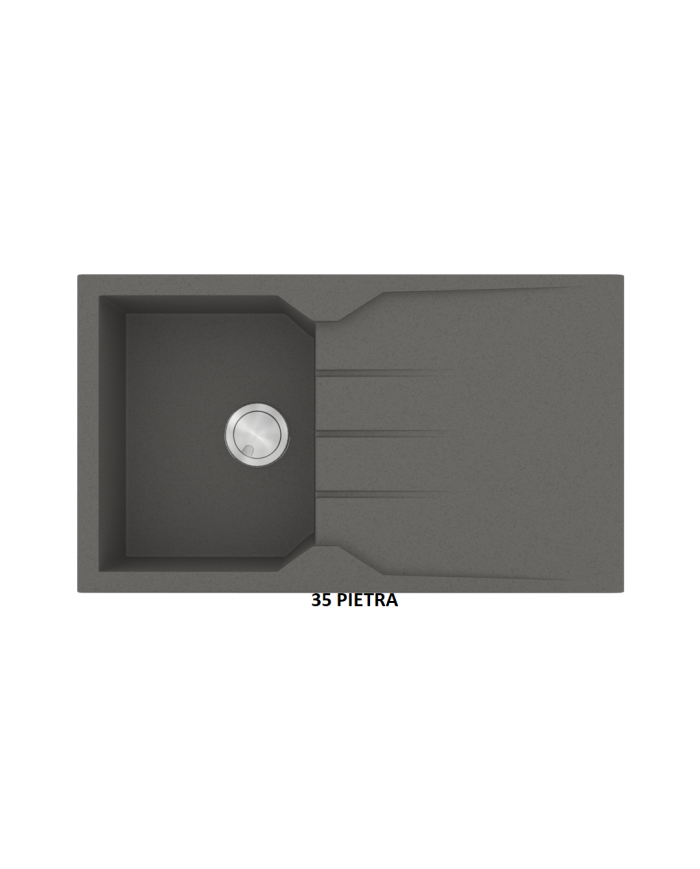 Granite Sink Sanitec Ultra Granite 805 86 1B 1D (86X50) Heavy Duty Reversible