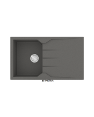 Granite Sink Sanitec Ultra Granite 805 86 1B 1D (86X50) Heavy Duty Reversible