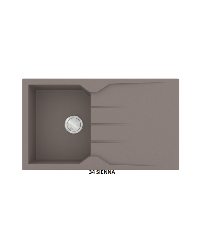 Granite Sink Sanitec Ultra Granite 805 86 1B 1D (86X50) Heavy Duty Reversible