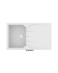 Granite Sink Sanitec Ultra Granite 805 86 1B 1D (86X50) Heavy Duty Reversible