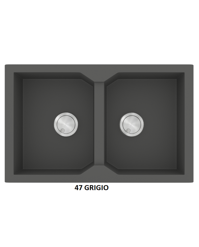 Granite Sink Sanitec Ultra Granite 806 79 2B (79X50) Heavy Duty