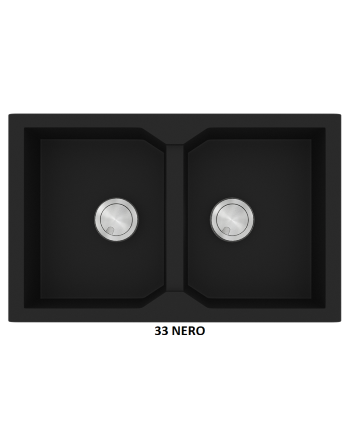 Νεροχύτης Γρανιτένιος Sanitec Ultra Granite 806 79 2B (79X50) Βαρέως Τύπου