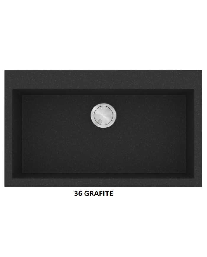 Granite Sink Sanitec Ultra Granite 808 79 1B (79X50) Heavy Duty