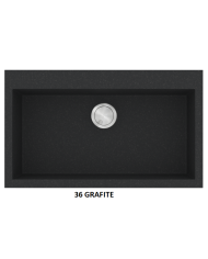 Granite Sink Sanitec Ultra Granite 808 79 1B (79X50) Heavy Duty