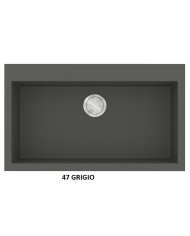 Granite Sink Sanitec Ultra Granite 808 79 1B (79X50) Heavy Duty