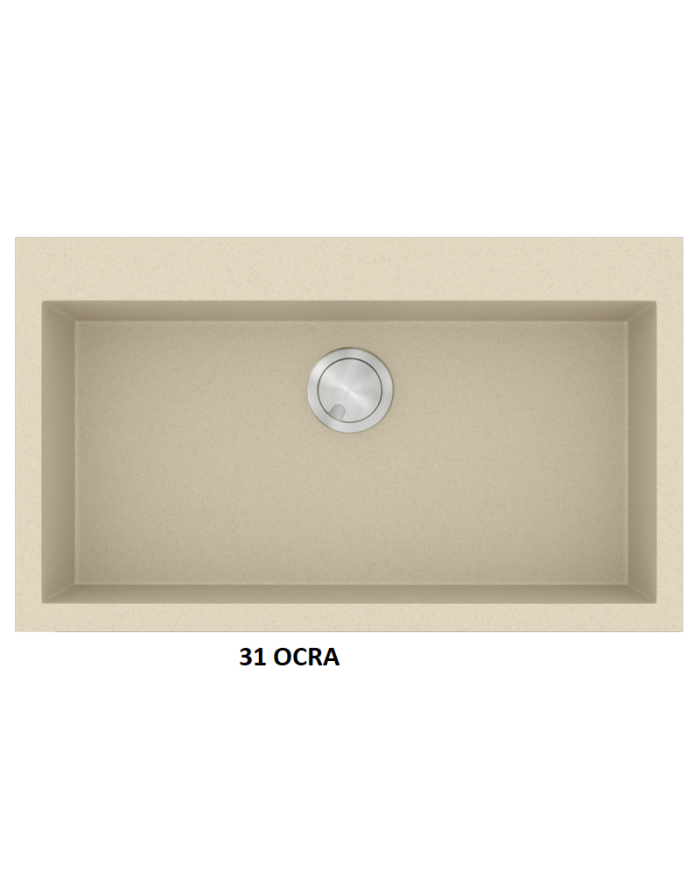 Granite Sink Sanitec Ultra Granite 808 79 1B (79X50) Heavy Duty