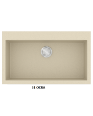 Granite Sink Sanitec Ultra Granite 808 79 1B (79X50) Heavy Duty