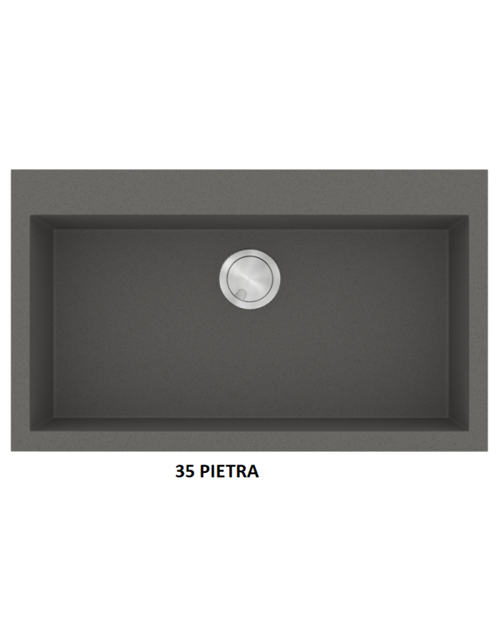 Granite Sink Sanitec Ultra Granite 808 79 1B (79X50) Heavy Duty