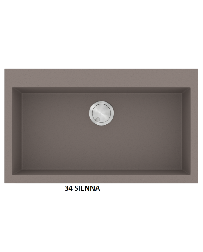 Granite Sink Sanitec Ultra Granite 808 79 1B (79X50) Heavy Duty