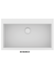 Granite Sink Sanitec Ultra Granite 808 79 1B (79X50) Heavy Duty