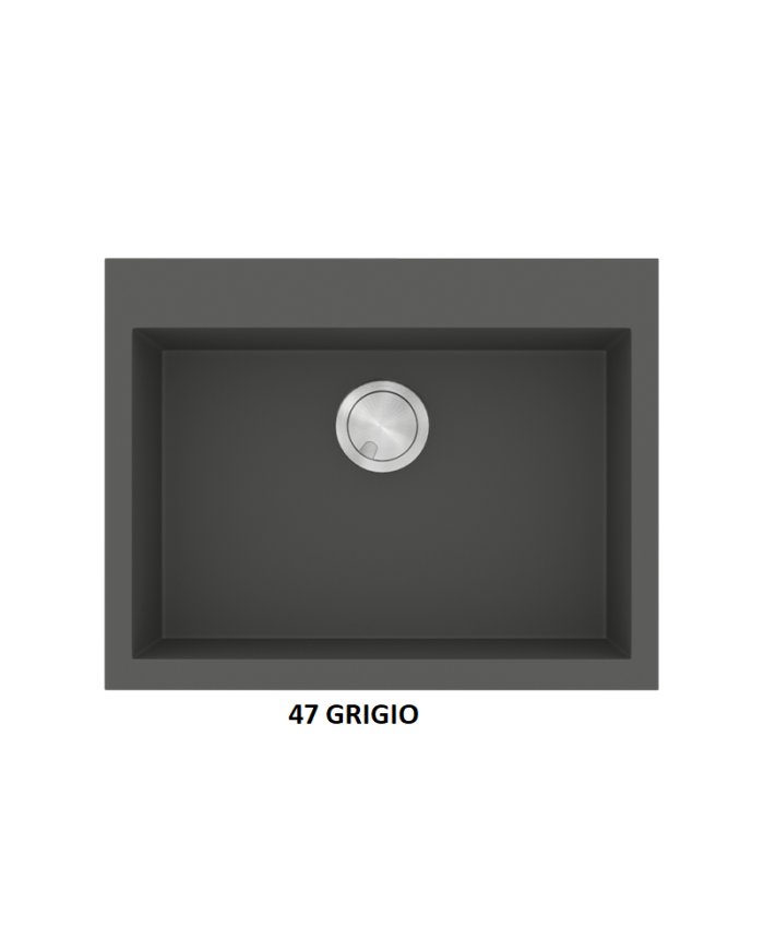 Νεροχύτης Γρανιτένιος Sanitec Ultra Granite 809 60 1B (60X50) Βαρέως Τύπου