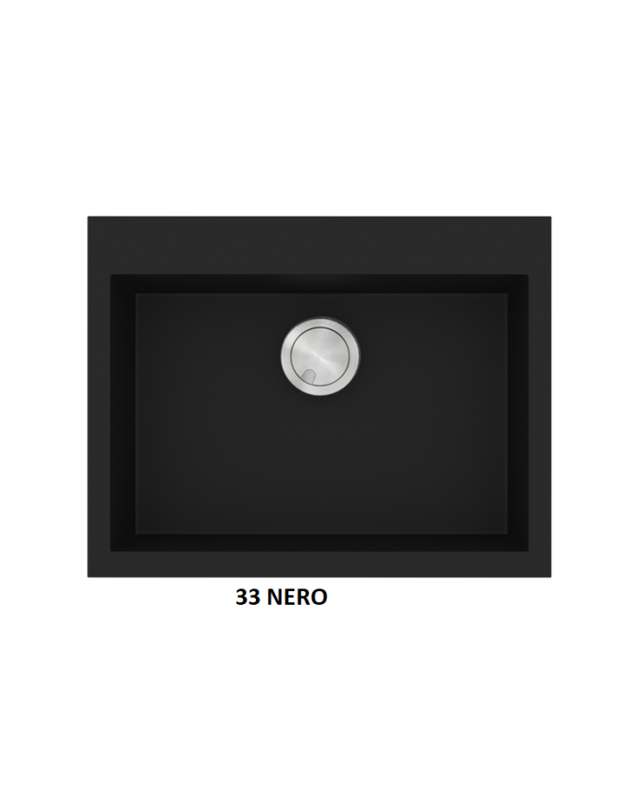 Νεροχύτης Γρανιτένιος Sanitec Ultra Granite 809 60 1B (60X50) Βαρέως Τύπου