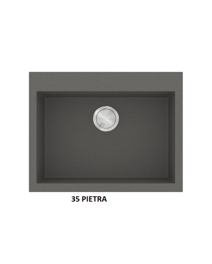 Νεροχύτης Γρανιτένιος Sanitec Ultra Granite 809 60 1B (60X50) Βαρέως Τύπου