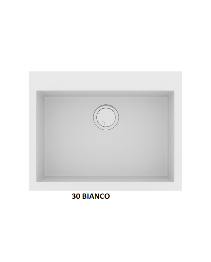 Νεροχύτης Γρανιτένιος Sanitec Ultra Granite 809 60 1B (60X50) Βαρέως Τύπου