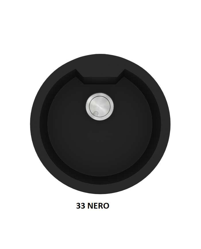 Νεροχύτης Γρανιτένιος Sanitec Ultra Granite 810 51 1B (Ø51) Βαρέως Τύπου