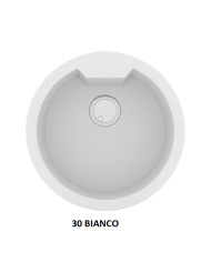 Νεροχύτης Γρανιτένιος Sanitec Ultra Granite 810 51 1B (Ø51) Βαρέως Τύπου