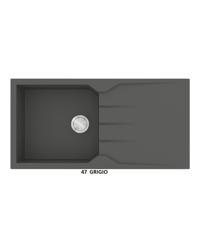 Granite Sink Sanitec Ultra Granite 811 1B 1D (100X50) Heavy Duty