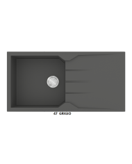 Granite Sink Sanitec Ultra Granite 811 1B 1D (100X50) Heavy Duty