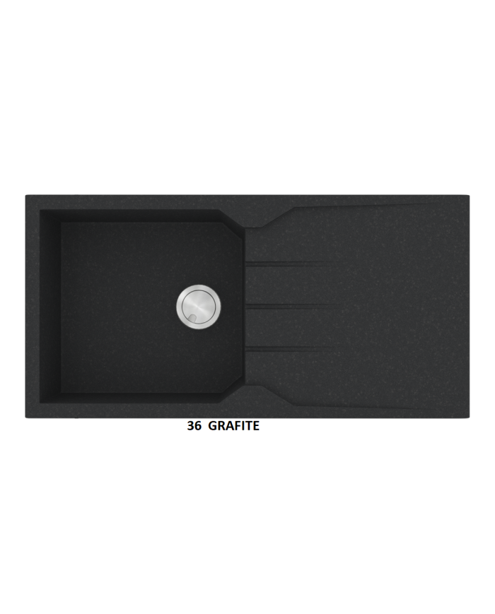 Granite Sink Sanitec Ultra Granite 811 1B 1D (100X50) Heavy Duty