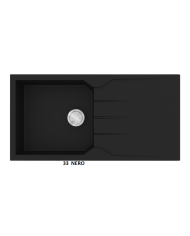 Granite Sink Sanitec Ultra Granite 811 1B 1D (100X50) Heavy Duty