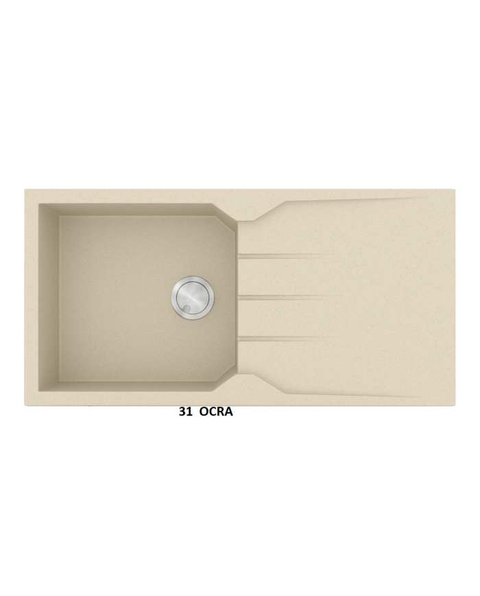 Granite Sink Sanitec Ultra Granite 811 1B 1D (100X50) Heavy Duty