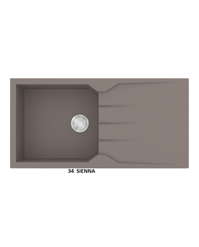 Granite Sink Sanitec Ultra Granite 811 1B 1D (100X50) Heavy Duty