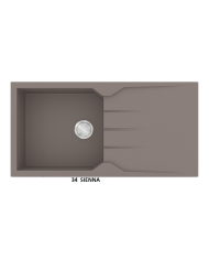 Granite Sink Sanitec Ultra Granite 811 1B 1D (100X50) Heavy Duty