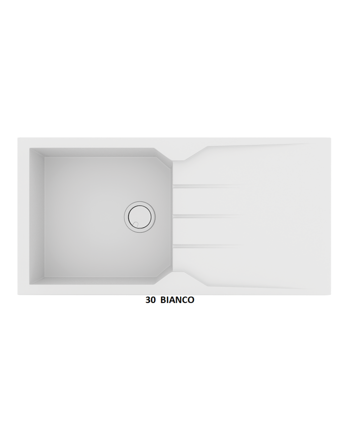 Granite Sink Sanitec Ultra Granite 811 1B 1D (100X50) Heavy Duty