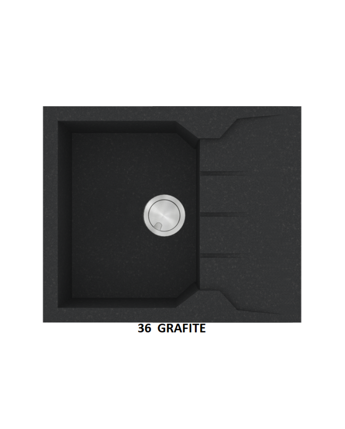 Granite Sink Sanitec Ultra Granite 812 1B 1D (60X50) Heavy Duty Reversible