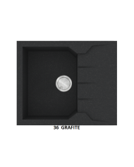 Granite Sink Sanitec Ultra Granite 812 1B 1D (60X50) Heavy Duty Reversible