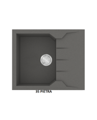 Granite Sink Sanitec Ultra Granite 812 1B 1D (60X50) Heavy Duty Reversible