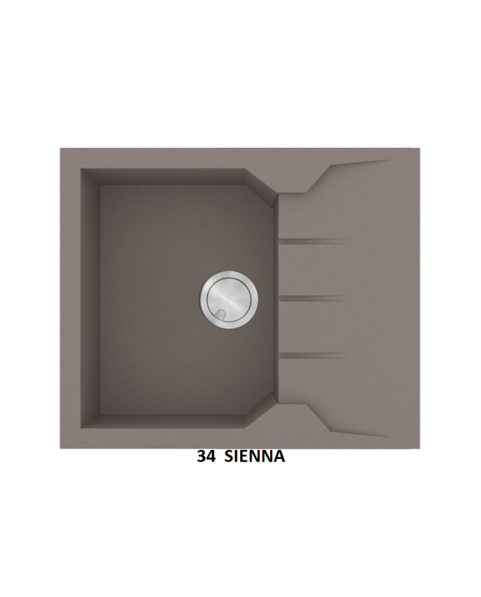 Granite Sink Sanitec Ultra Granite 812 1B 1D (60X50) Heavy Duty Reversible